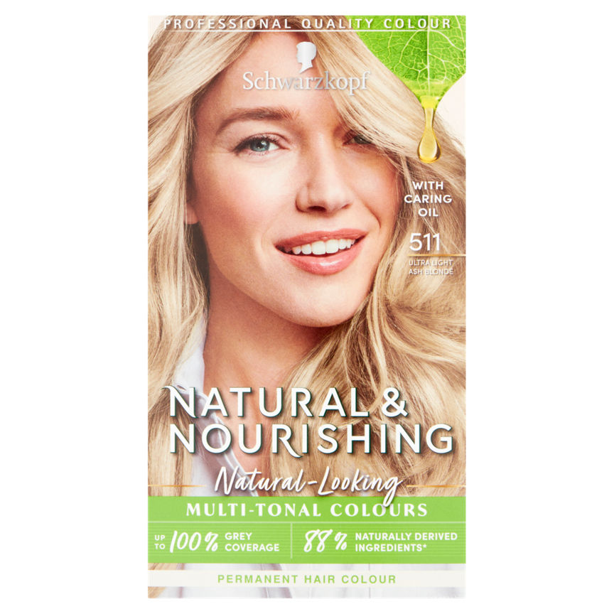 Schwarzkopf Natural & Nourishing 511 Ultra Light Ash Blonde Permanent Hair Colour