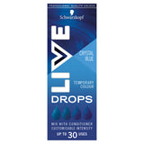 Schwarzkopf Live Colour Drops Hair Dye Temporary Colour Crystal Blue Hair Colourants & Dyes ASDA   