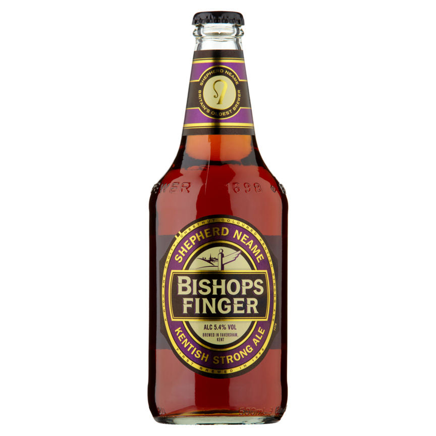 Shepherd Neame Bishops Finger Kentish Strong Ale Beer & Cider ASDA   