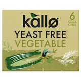 Kallo Gluten and Yeast Free Vegetable Stock Cubes 6 Pack GOODS ASDA   