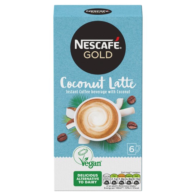 Nescafe Gold Non Dairy Coconut Milk Instant Coffee Sachets