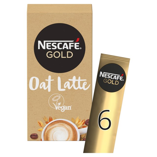 Nescafe Gold Non Dairy Oat Latte Instant Coffee Tea M&S Default Title  