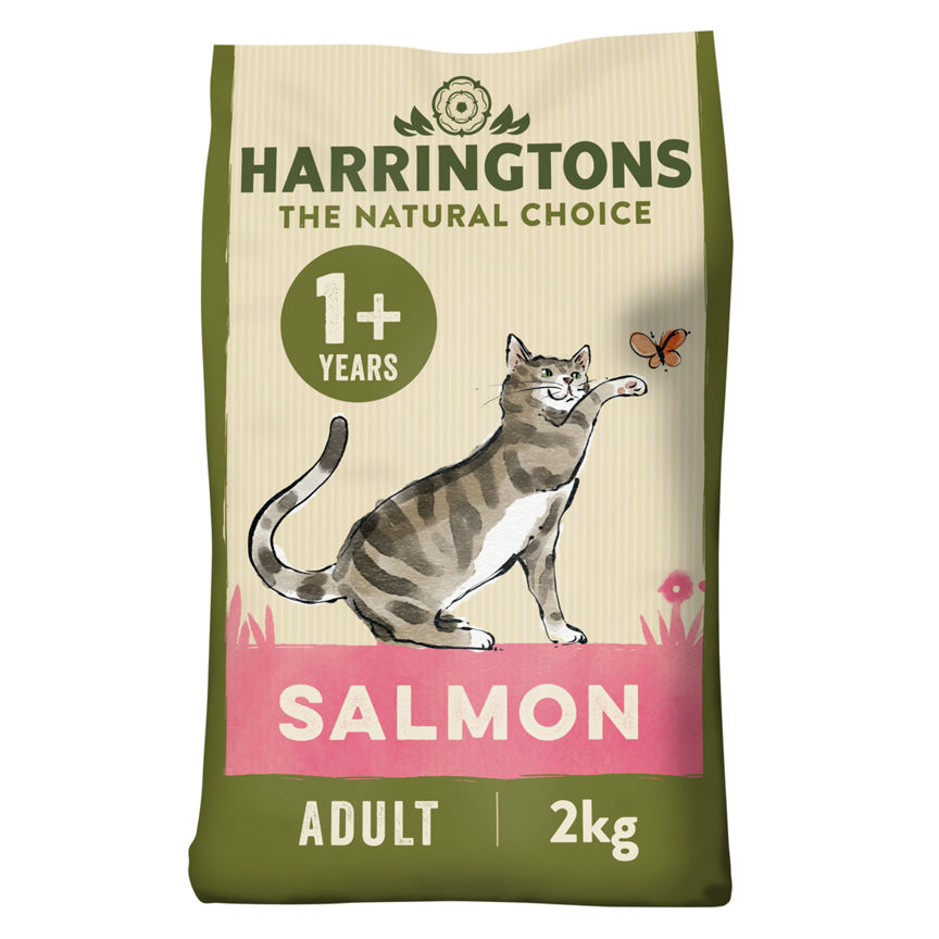 Harringtons Salmon Adult Complete Dry Cat Food Cat Food & Accessories ASDA   