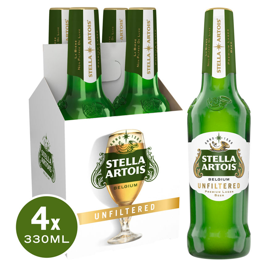 Stella Artois Unfiltered Bottles