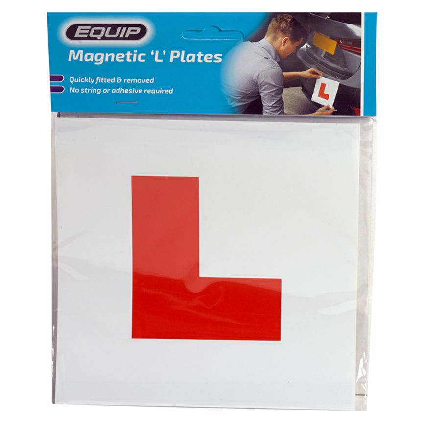 Equip L Plates DIY ASDA   