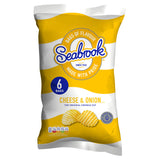 Seabrook Crinkle Cut Cheese & Onion Multipack Crisps Free From ASDA   