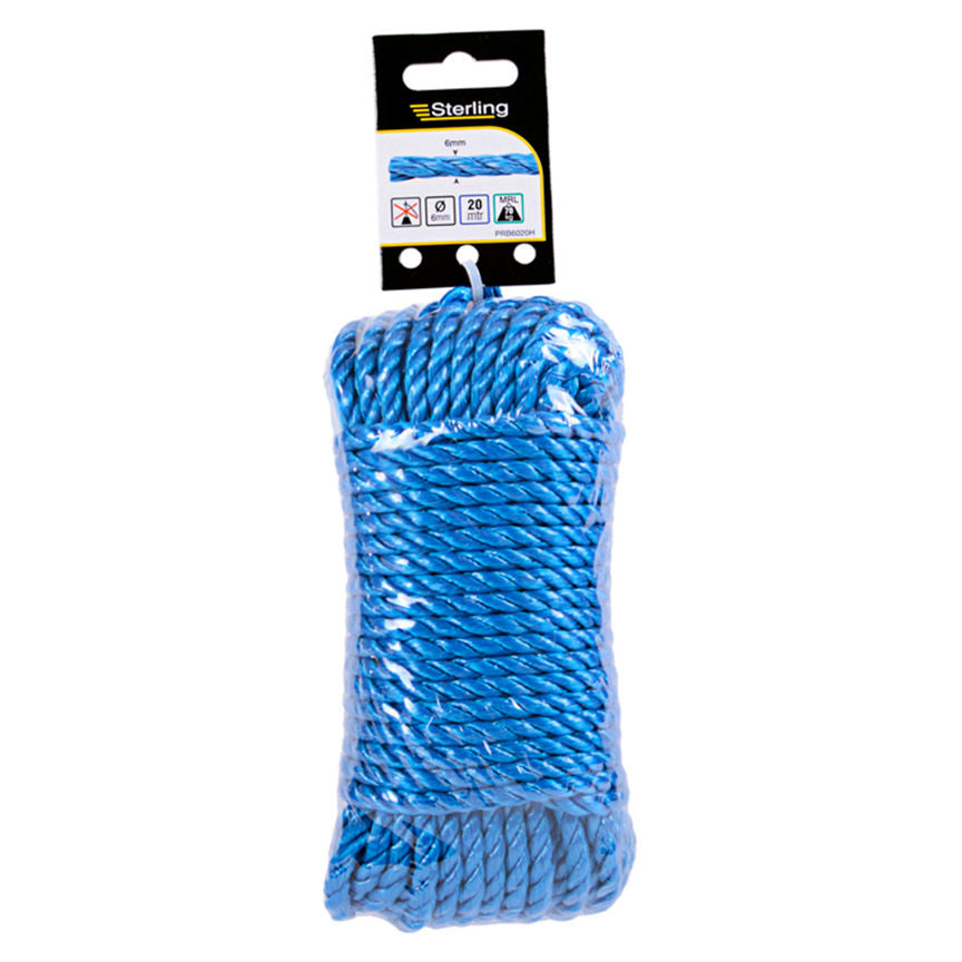 Sterling Polypropelene Rope DIY ASDA   