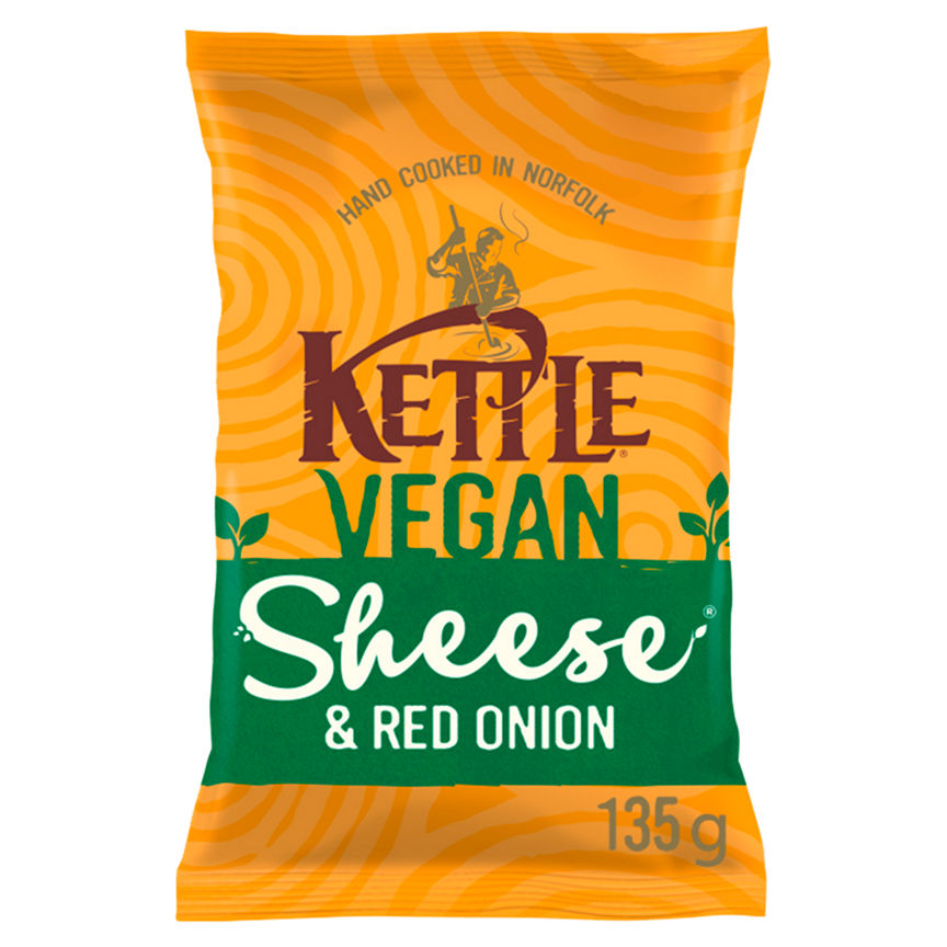 Kettle Chips Vegan Sheese® & Red Onion Sharing Crisps