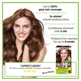 Garnier Nutrisse 5.3 Golden Brown Permanent Hair Dye Hair Colourants & Dyes ASDA   