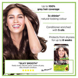 Garnier Nutrisse 4 Dark Brown Permanent Hair Dye Hair Colourants & Dyes ASDA   