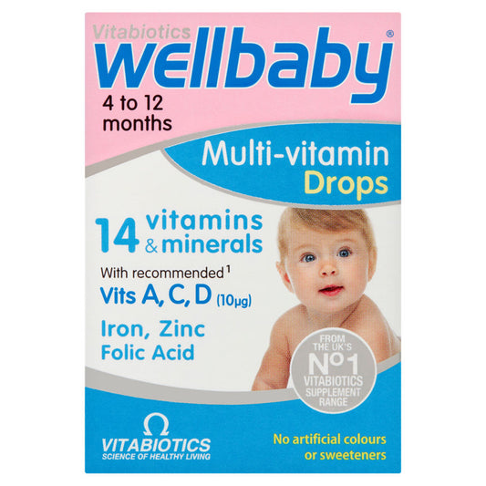 Vitabiotics Wellbaby Drops Baby healthcare ASDA   