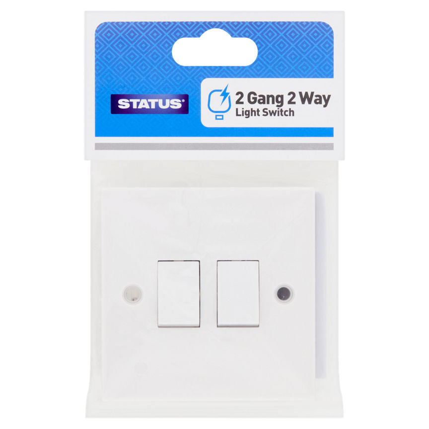 Status 2 Gang 2 Way Light Switch