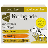 Forthglade Grain Free Poultry Selection Complete Adult Dog Food Trays GOODS ASDA   