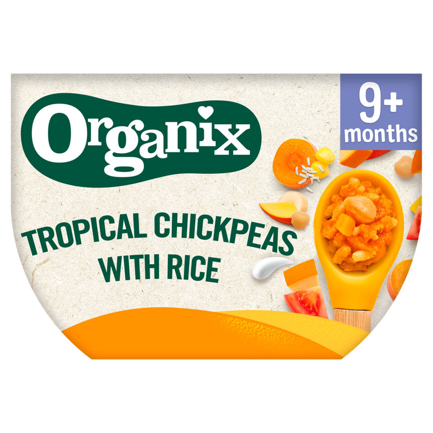 Organix Tropical Chickpeas with Rice Organic Baby Food GOODS ASDA   