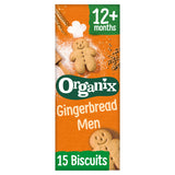 Organix Gingerbread Men Organic Toddler Snack Biscuits Baby Food ASDA   