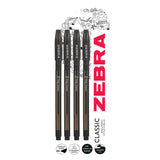 Zebra Z-Grip Black Basics Smooth Ballpoint Pens Office Supplies ASDA   