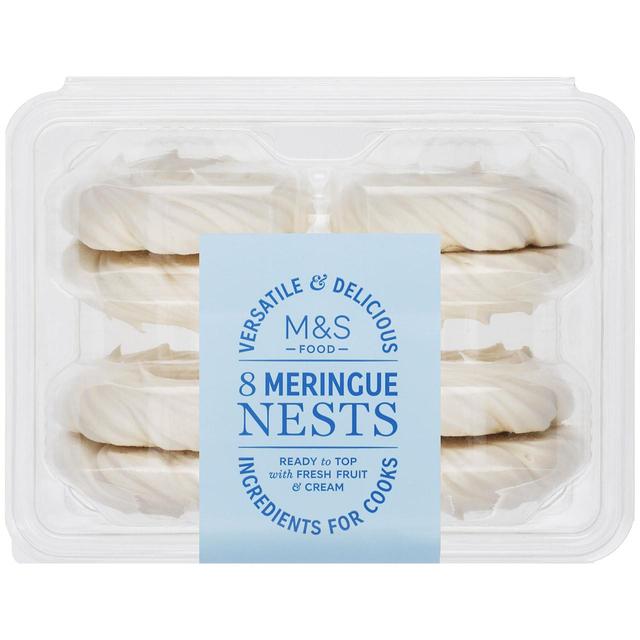 M&S 8 Meringue Nests Food Cupboard M&S Default Title  