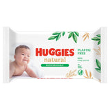 Huggies Baby Wipes Natural Biodegradable Single 48 Wipes Nappies & Wipes ASDA   