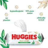 Huggies Baby Wipes Natural Biodegradable Single 48 Wipes Nappies & Wipes ASDA   