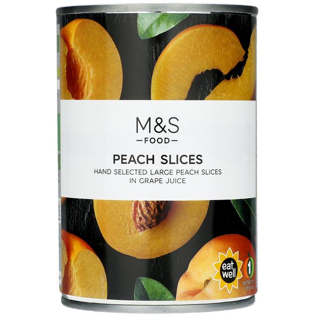 M&S Peach Slices in Grape Juice Food Cupboard M&S Default Title  