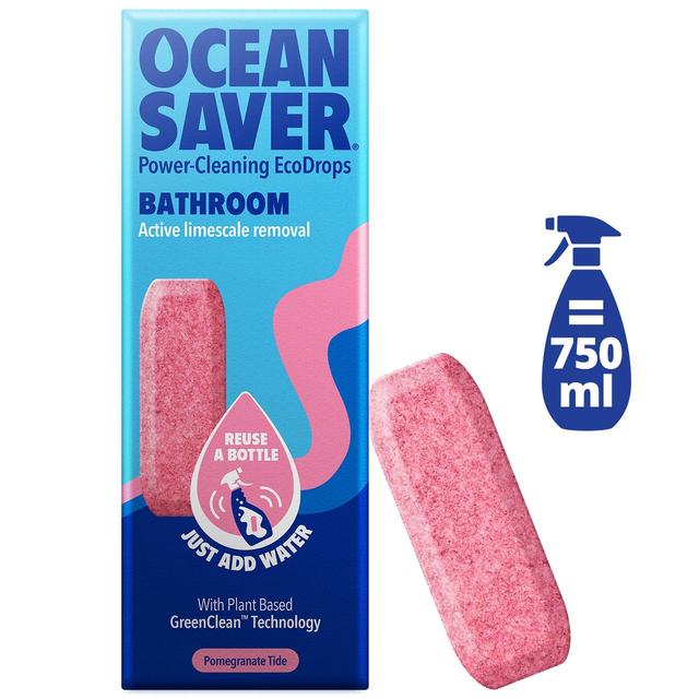 OceanSaver Bathroom Descaler EcoDrop, Pomegranate Tide