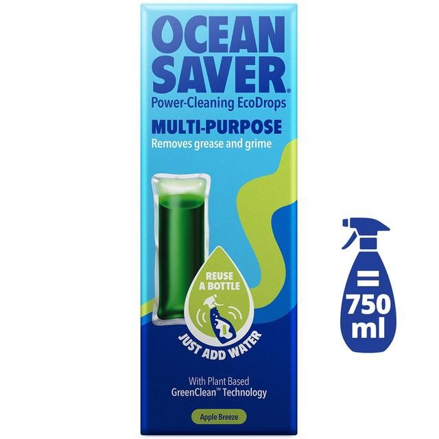 OceanSaver Multipurpose Cleaner EcoDrop, Apple Breeze