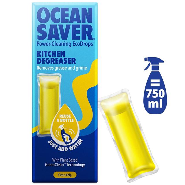 OceanSaver Kitchen Degreaser EcoDrop, Citrus Kelp