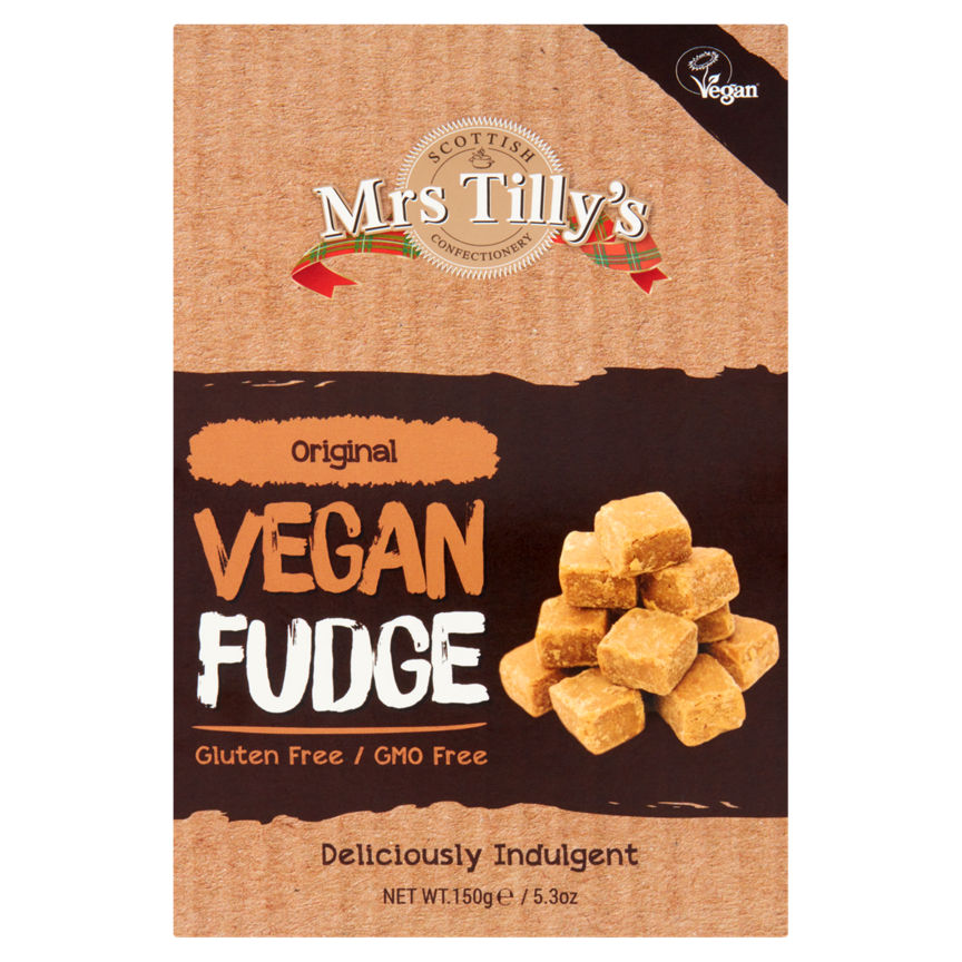 Mrs Tilly's Original Vegan Fudge Vegetarian & Vegan ASDA   