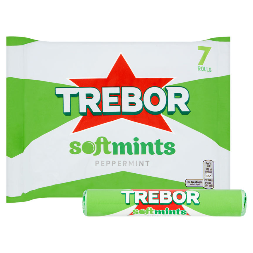 Trebor Softmints Peppermint Mints Rolls