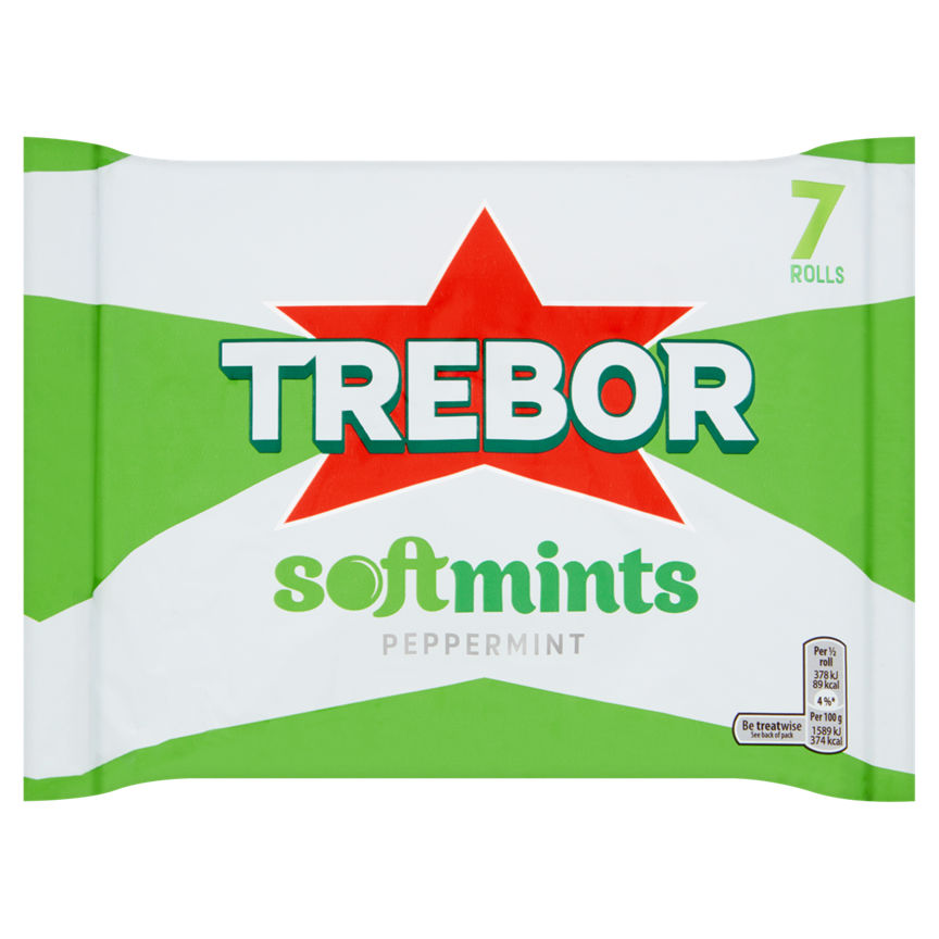 Trebor Softmints Peppermint Mints Rolls Snacks & Confectionery ASDA   