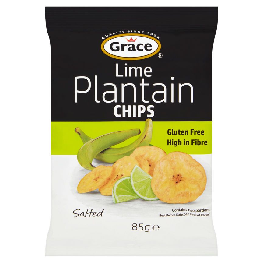 Grace Lime Plantain Chips Free From ASDA   