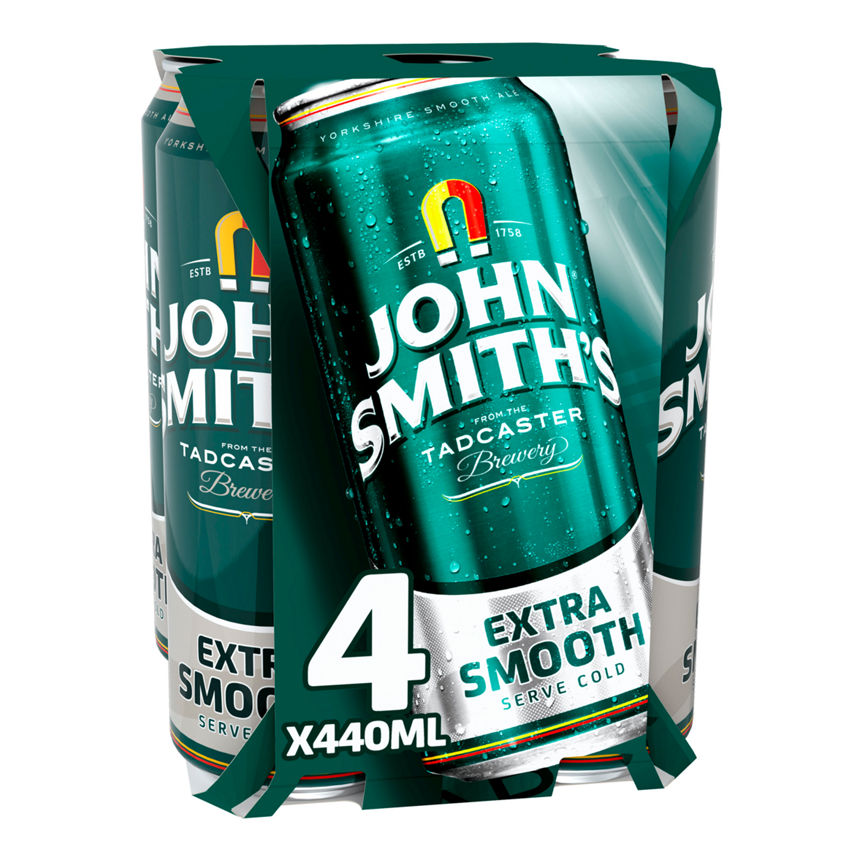 John Smith's Extra Smooth Beer Cans