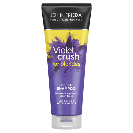 John Frieda Violet Crush Purple Shampoo 250ml for Brassy, Blonde Hair GOODS Boots   