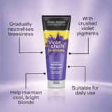 John Frieda Violet Crush Purple Shampoo 250ml for Brassy, Blonde Hair GOODS ASDA   