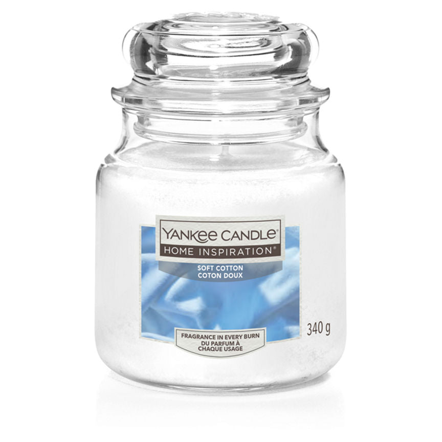 Yankee Candle Home Inspiration Soft Cotton Medium Jar - McGrocer