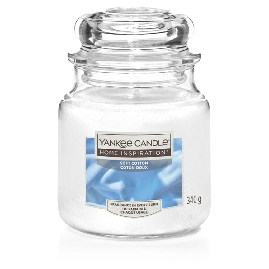 Yankee Candle Home Inspiration Soft Cotton Medium Jar