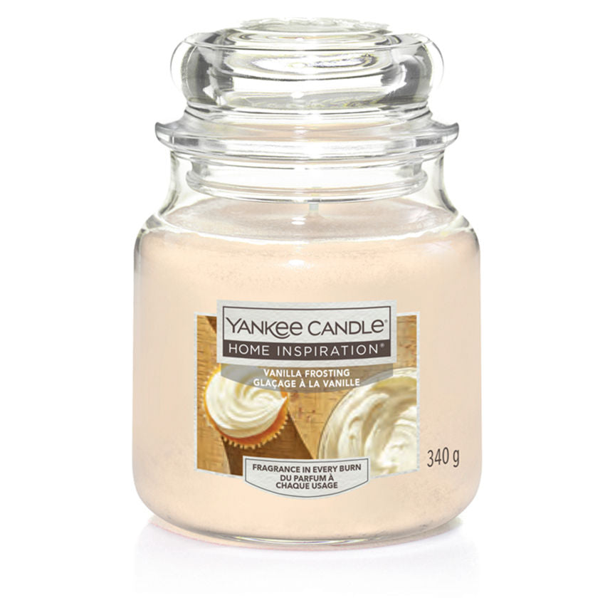 Yankee Candle Home Inspiration Vanilla Frosting Medium Jar