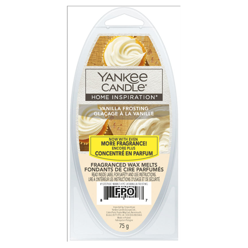 Yankee Candle Home Inspiration Vanilla Frosting Wax Melts