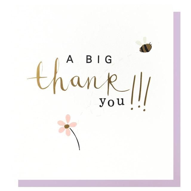 Caroline Gardner A Big Thank You Bee Card Perfumes, Aftershaves & Gift Sets M&S   