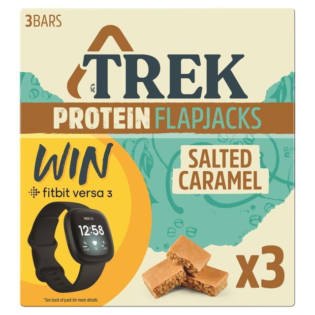 TREK Salted Caramel Protein Flapjacks