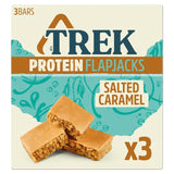 TREK Salted Caramel Protein Flapjacks Food Cupboard M&S   