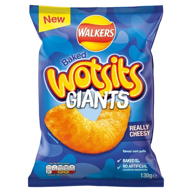 Walkers Wotsits Giants Cheese Crisps FOOD CUPBOARD M&S   