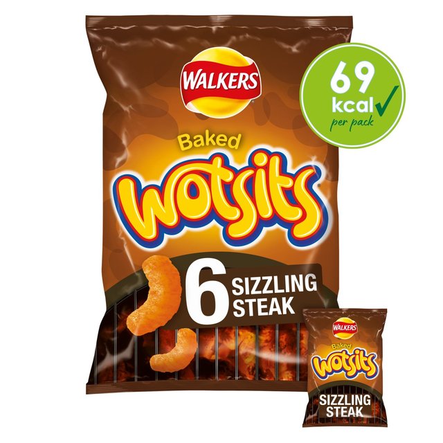 Walkers Wotsits Sizzling Steak Snacks