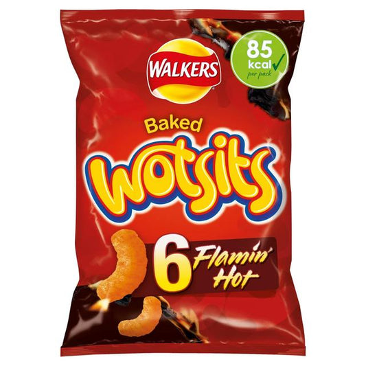Walkers Wotsits Flamin Hot Snacks Crisps, Nuts & Snacking Fruit M&S Title  