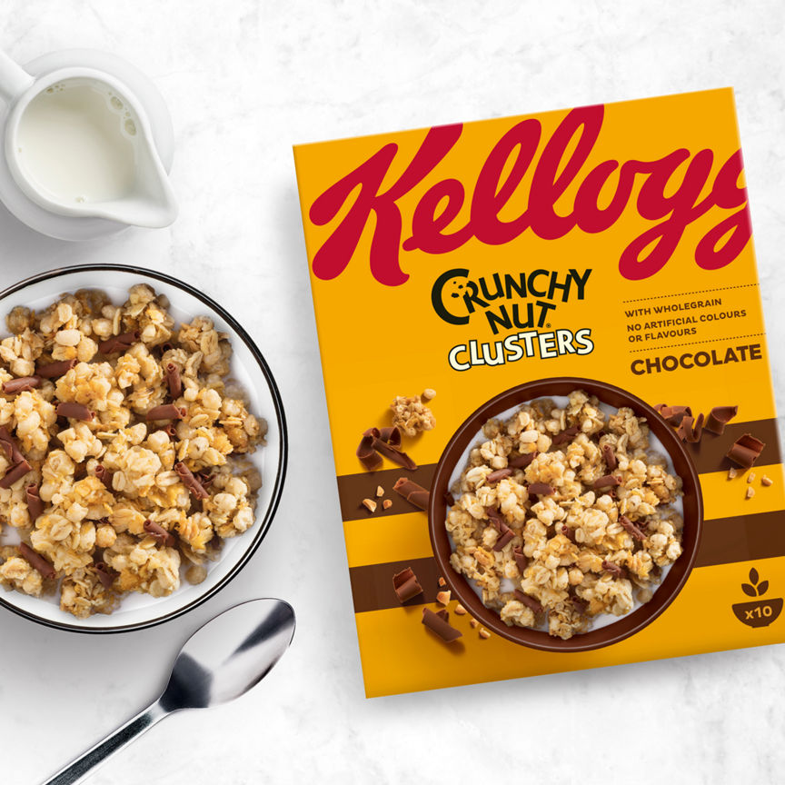 Crunchy Nut Honey & Nut Clusters Cereal - Kellogg's