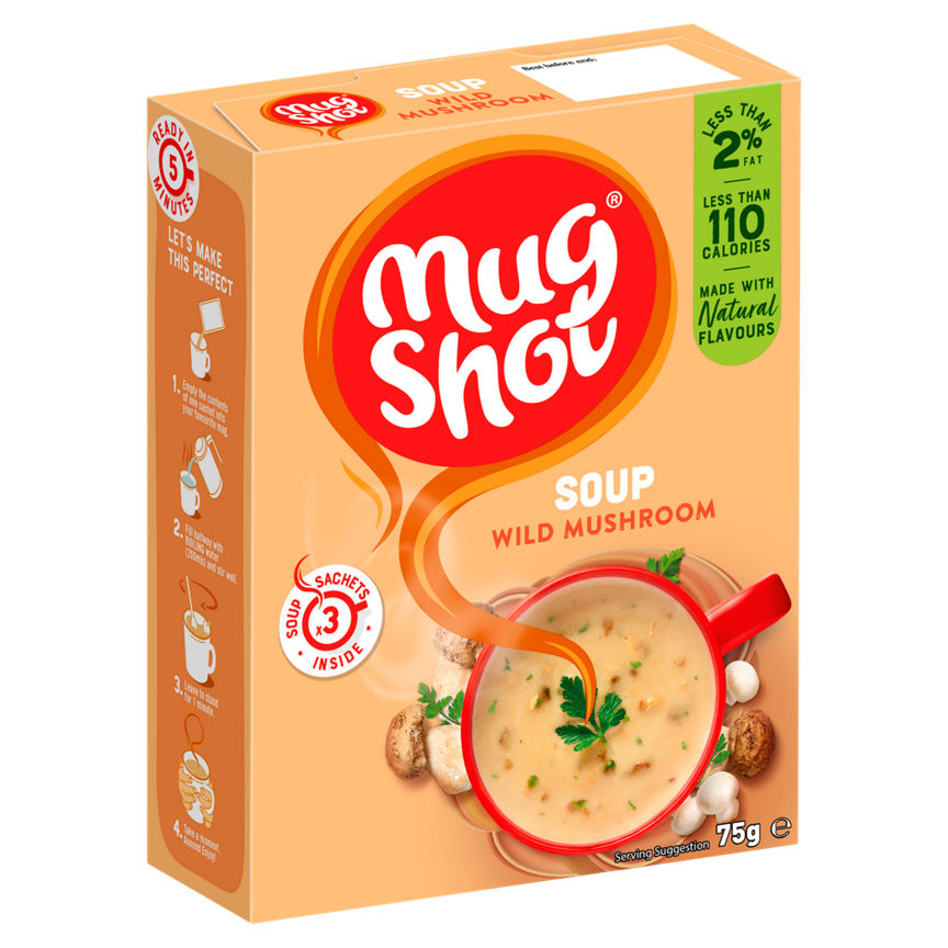 Mug Shot Wild Mushroom Soup Rice, Pasta & Noodles ASDA   