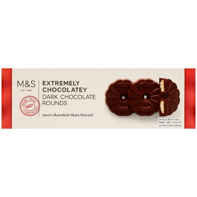 M&S Extremely Chocolatey Dark Chocolate Rounds