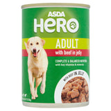 ASDA Hero Beef in Jelly Adult Dog Food Tin Dog Food & Accessories ASDA   