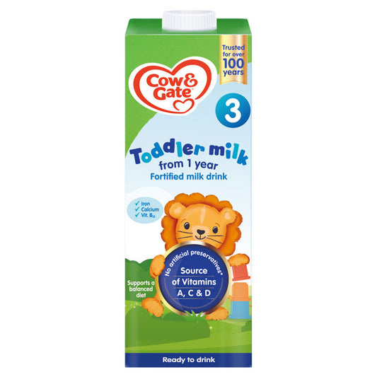 Cow & Gate 3 Toddler Milk from 1-3 Years Baby Milk ASDA   