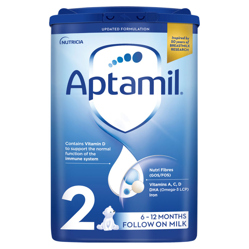 Aptamil 2 Follow On Milk Powder Formula 6-12 Months GOODS ASDA   